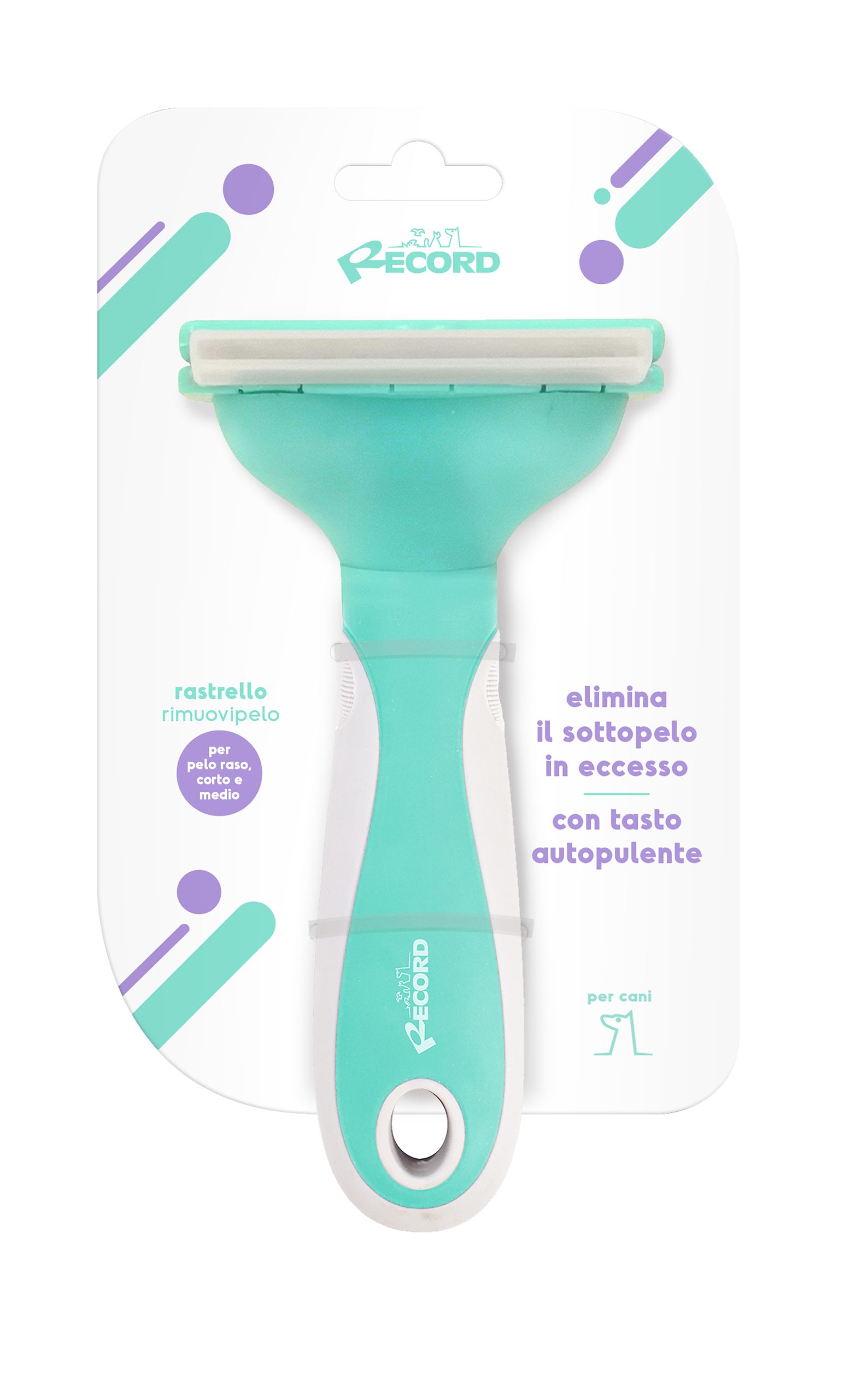 Deshedder Zgrzebło Record Harmony rozmiar M 6,5cm – zdjęcie 3