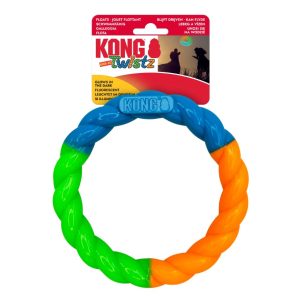 KONG zabawka koło Twistz Ring świeci w ciemności
