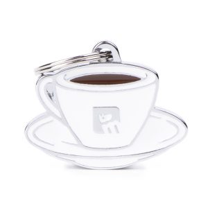 Zawieszka adresówka z grawerem My Family Food Espresso
