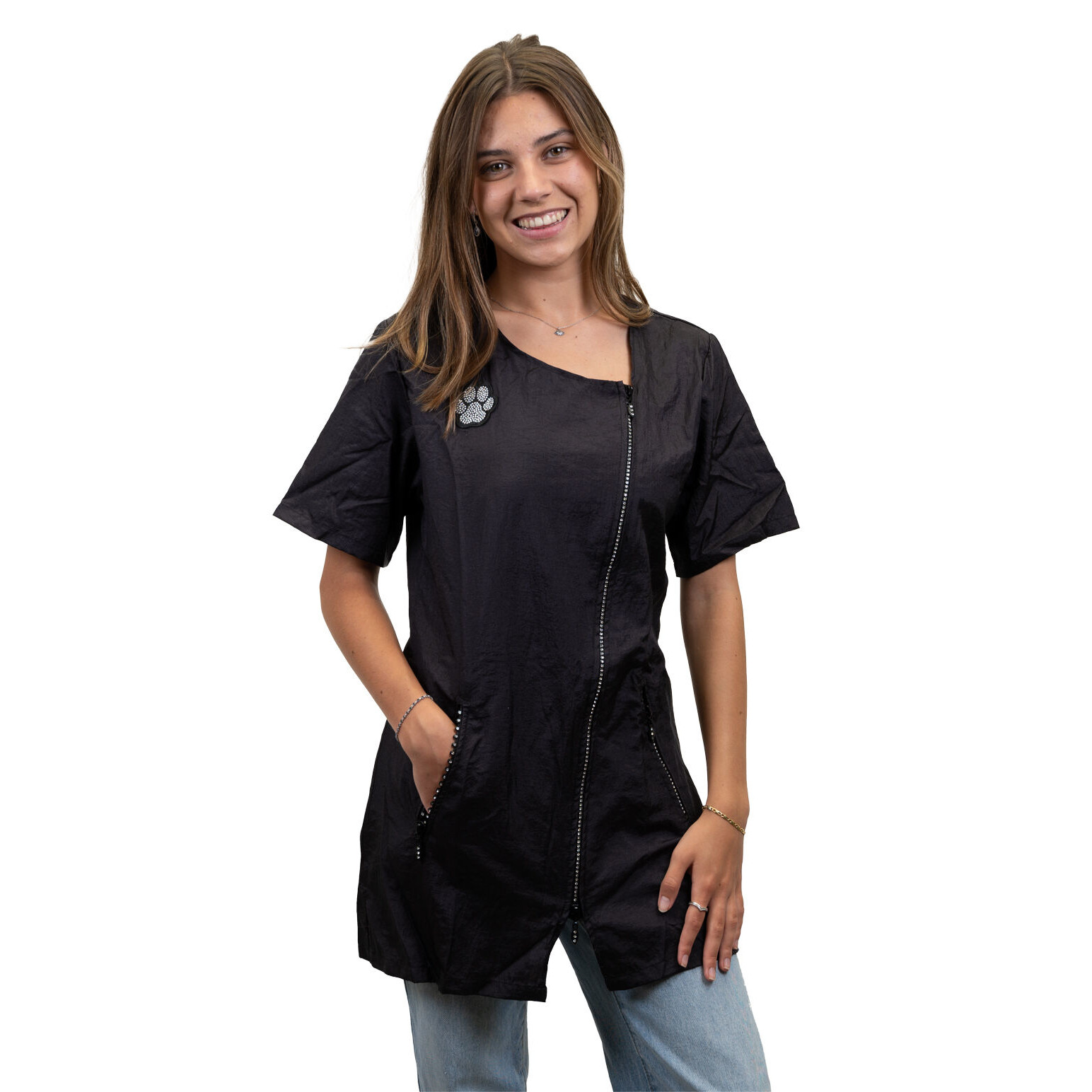 Bluza groomerska ochronna Caterina S black