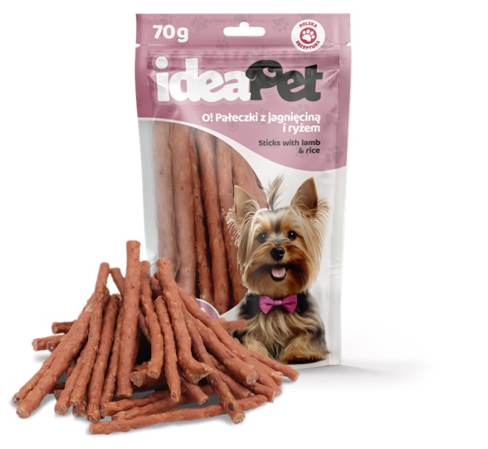 IdeaPet O! Pałeczki z jagnięciną i ryżem 70g