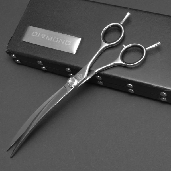 Nożyczki gięte Diamond Scissors 7" z mikroszlifem – zdjęcie 2