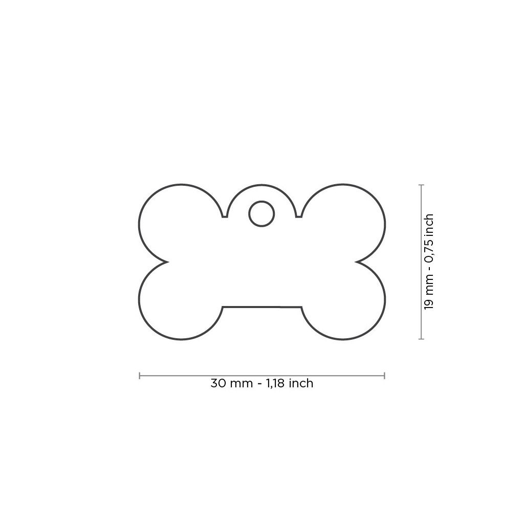 Zawieszka MyFamily Basic Aluminium kostka czarna M – zdjęcie 3