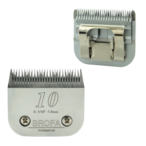 Ostrze groomerskie Brofa #10 – 1,5 mm | Stalowe | Snap-On | Detale & obszary sanitarne