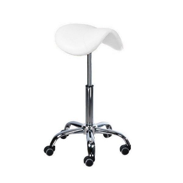Krzesło/Hocker obrotowy BD-9909 biały
