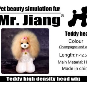 Włosy głowa Teddy Head Wig Mr Jiang złote