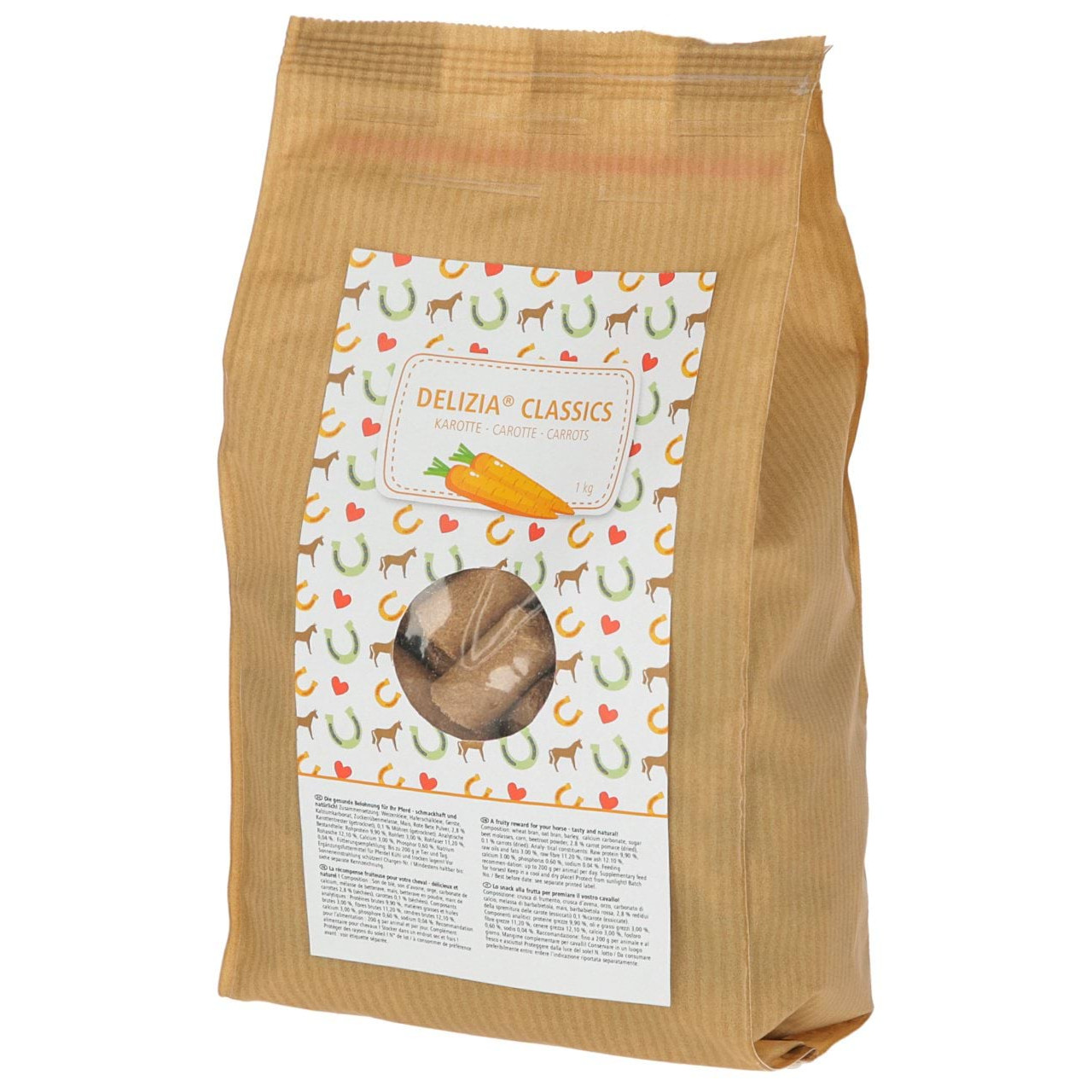 Smakołyki dla konia Delizia Classic marchewka 1kg