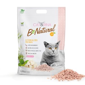 Biodegradowalny żwirek tofu brzoskwiniowy BeNatural 2,45 kg 5,5L