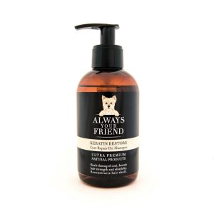 Always Your Friend Keratin Restore Shampoo dla długiej i kręconej sierści 250 ml 20:1