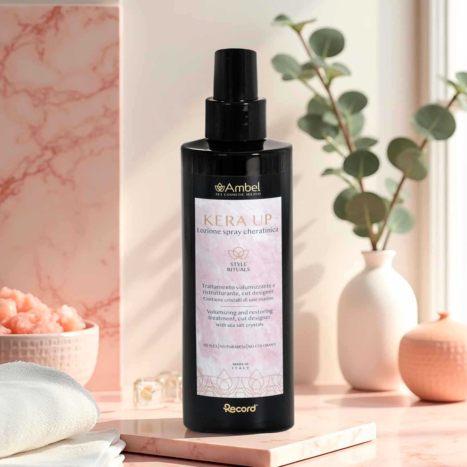 Spray ułatwiający rozczesywanie i dodający objętości Ambel Kera Up 200 ml – zdjęcie 2