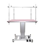 Elektryczny stół groomerski N-150 110x60 różowy