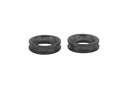 Wymienne ringi do nożyczek z brokatem 22 mm czarne – zdjęcie 2